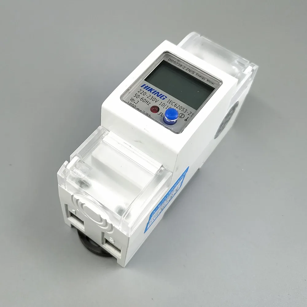 100A 220V 230V 50HZ 60HZ напряжение тока DDS238 2 ZN/S однофазный din рейка кВт/ч Ватт час счетчик