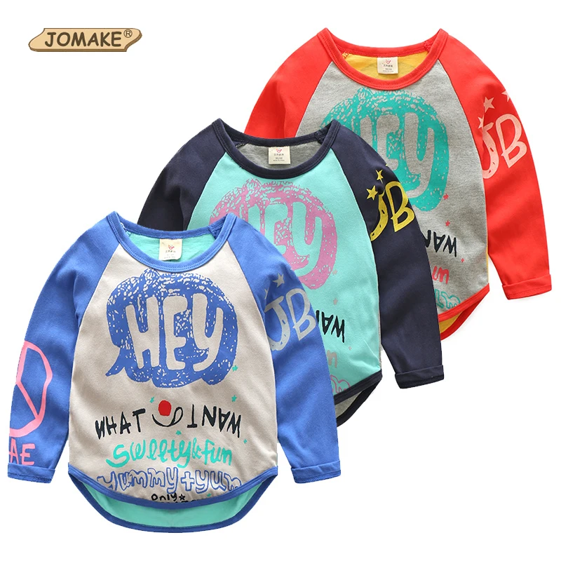 2017 Spring Brand Children Clothing Cute Graffiti Letter Kids T Shirts