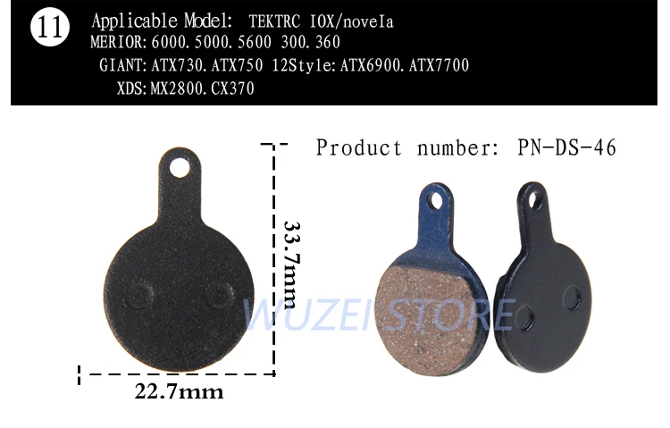 2 пары(4 шт.) Резиновые MTB велосипедные дисковые Тормозные колодки для TEKTRO ZOOM MAGURA BB5 BB7 SHIMANO AVID тормозные Аксессуары Тормозная прокладка