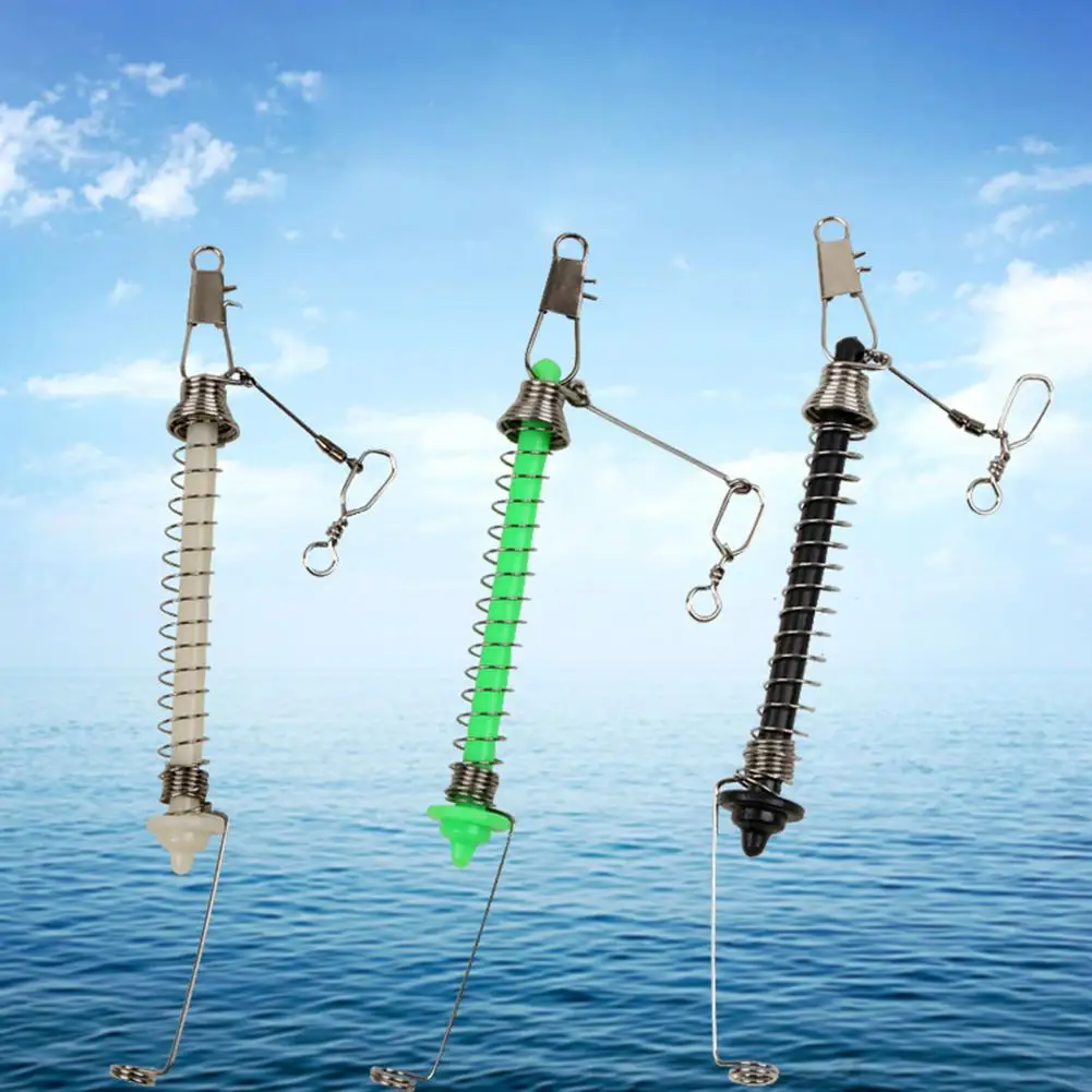 

NEW Strong Force Spring Automatic Fishing Double Hook Carp Fish Fast Catch Tool