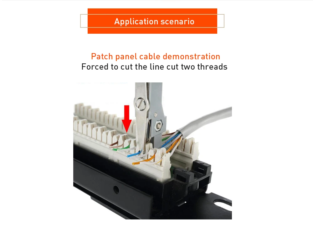 10 шт. красный Krone Lsa-plus телекоммуникационный телефонный кабель RJ11 RJ45 перфоратор сеть набор инструментов Профессиональный