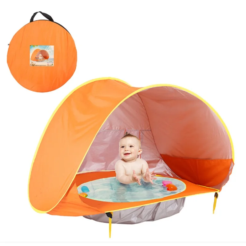 

Outdoor Kids Portable Games Beach Tent Build Sun Child Swimming Pool Play House Tent Toys