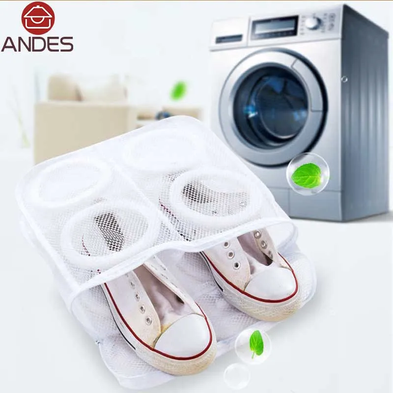 

2018 Large Organizer Storage Bags Mesh Laundry Shoes Bags Dry Shoe Organizer Portable Hand Wash Bags Organizer
