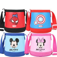 Детский рюкзак для безопасности и здоровья с милым рисунком Микки Мауса, чехол для переноски с изоляцией, прямая чашка, набор