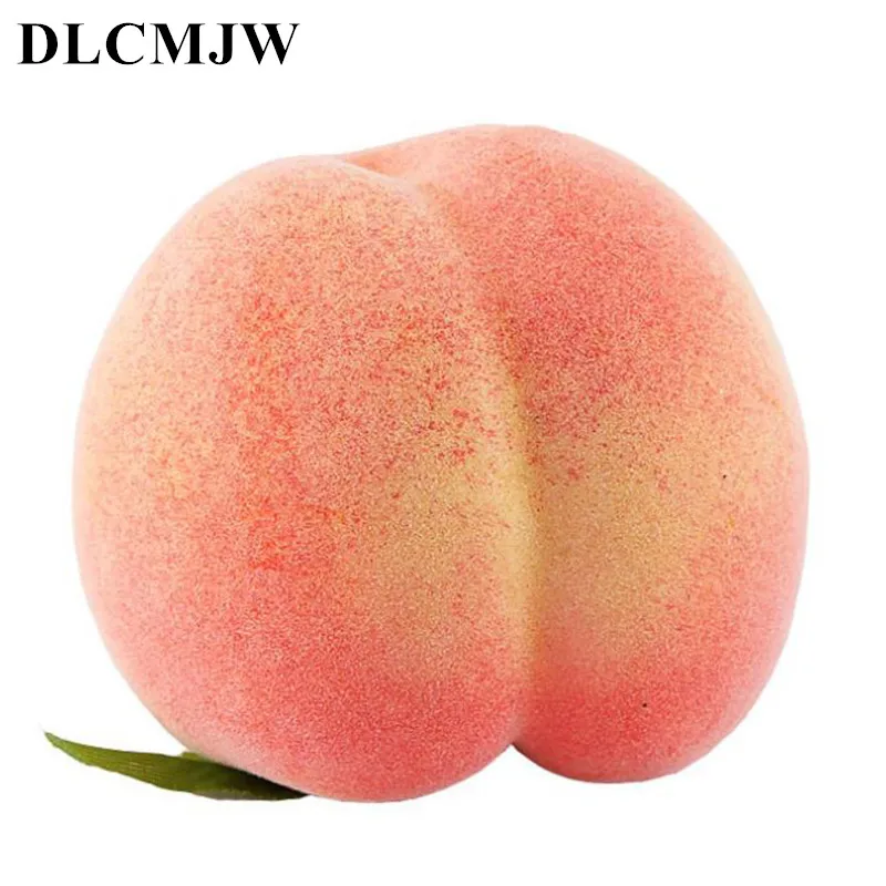 1pcs artificial fruit foam peach Fruit model Fake peach Fruit Plastic