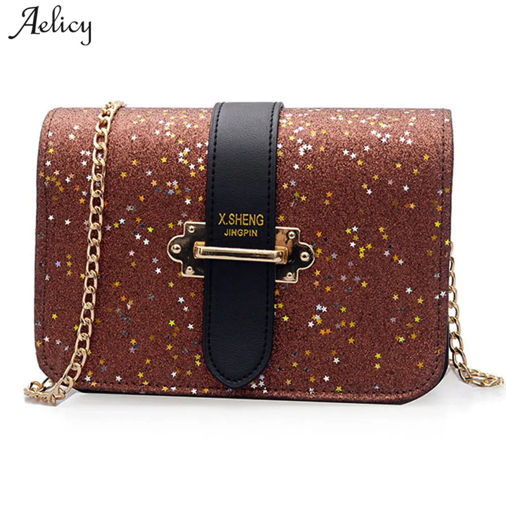 Buy Aelicy Bling Sequins Mini PU Party Shoulder bags