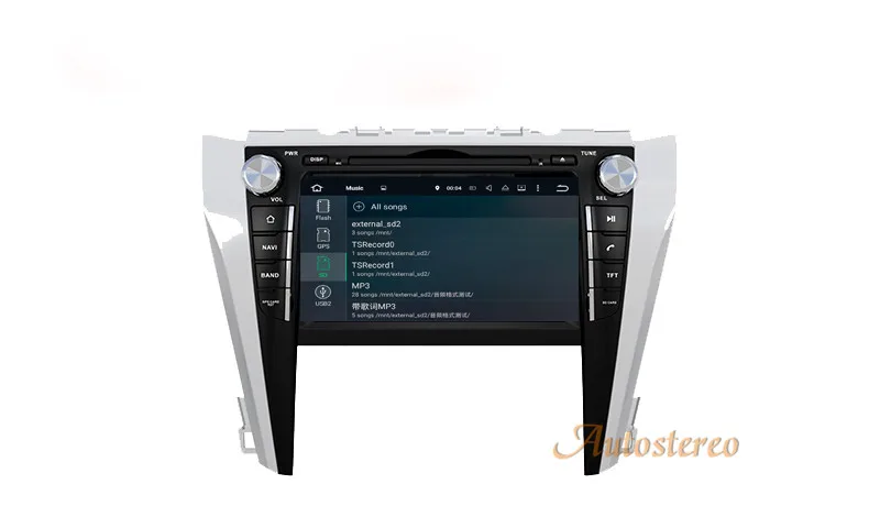 Perfect 8 Inch Android 8.0 RAM 4GB ROM 32GB DVD GPS CD Player Car radio Sat Nav Headunit For Toyota Camry Aurion 2015 2016 2017 16