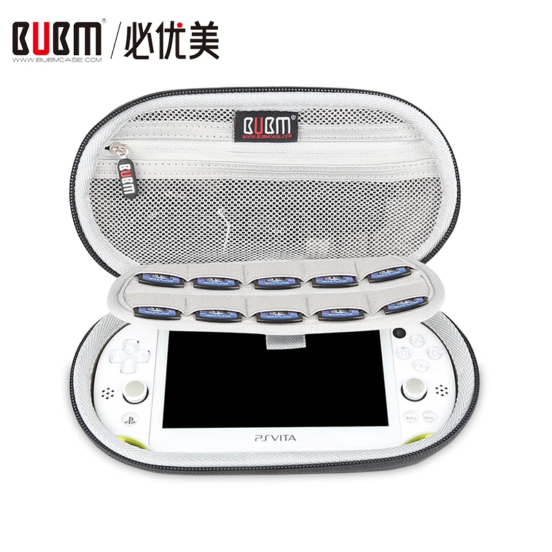 

BUBM EVA Portable Hard Carry Travel Protective Case Bag For PS Vita, PSV Game console and Other Accessories with 10 Game Holders