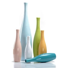 6 цветов на выбор, керамические вазы, шаровая ваза, цветочный горшок, Креативный цветочный горшок, офисная, фарфоровая ваза для домашнего декора