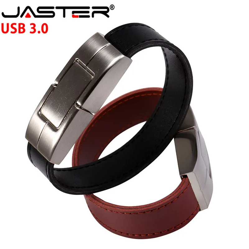 Новая стильная коричневая/черная кожаная модель JASTER usb3.0 4 ГБ 8 16 32 64 флэш