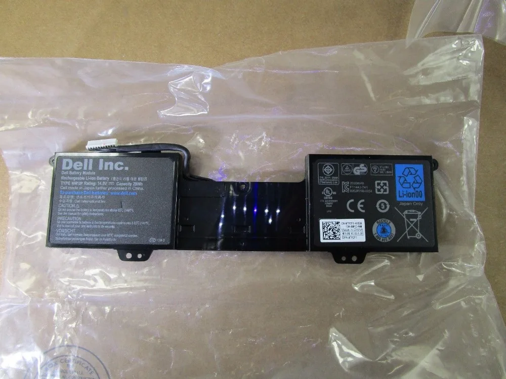 Новый оригинальный аккумулятор для ноутбука Dell Inspiron 1090 series WW12P 9YXN1 TR2F1 14 8 V 29WH |