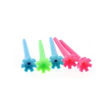 100pcs/bag size 70mm Durable Plastic Golf Tees Professional Zero Friction 7 Prong