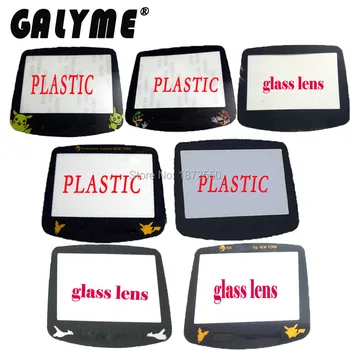 

Whole Sale Galyme Multi-Type ForPikachuPokemon Limited Edition Plastic Screen Lens for GameboyAdvanceGBASystem Glass Lens Cover