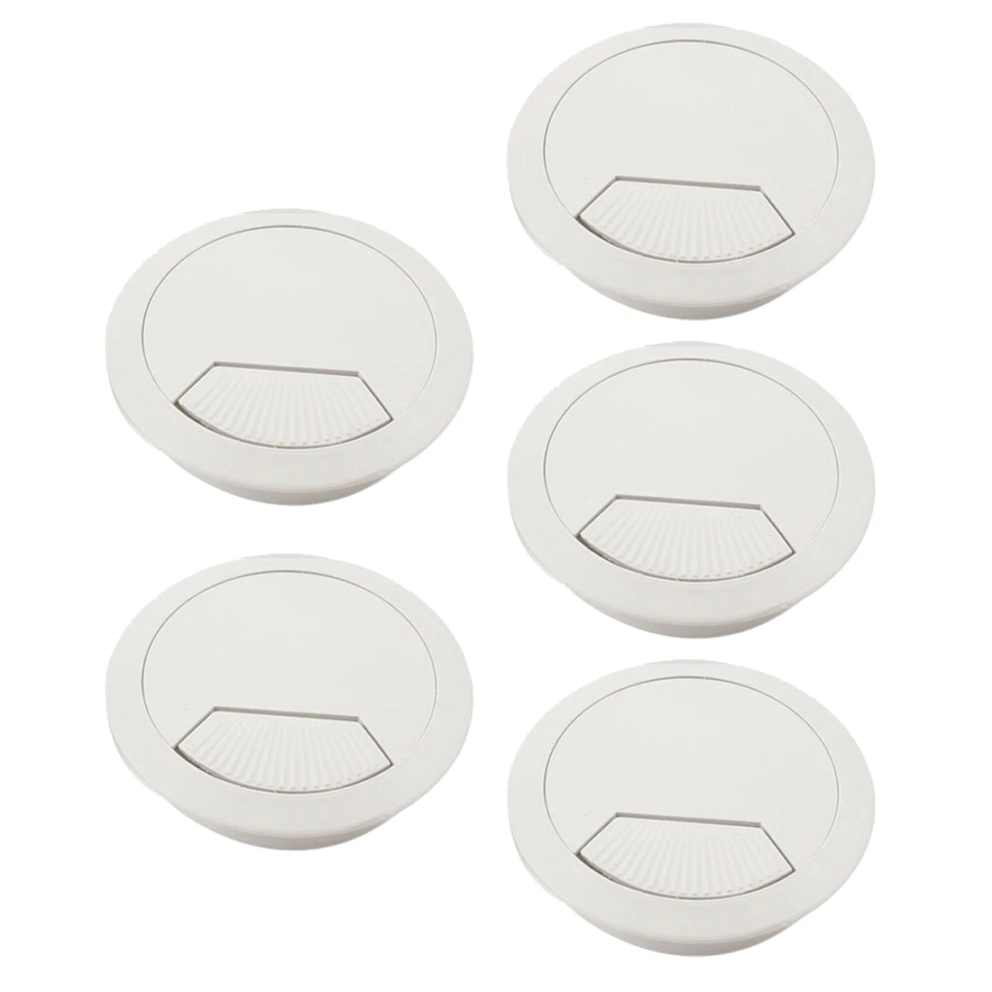 

5 piece office desk table computer 60 mm cable pin hole cover