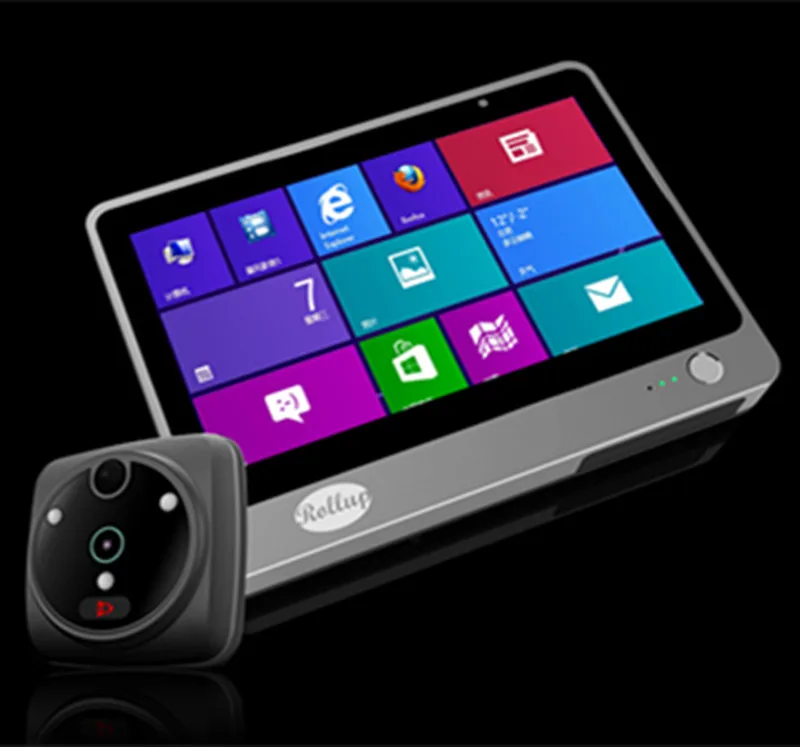 7 Inch 2MP WIFI/GSM Intercom Video Door Phone Peephole Viewer ihome4 10000Mah Build-in Battery 7 Inch 2MP WIFI/GSM Intercom Video Door Phone Peephole Viewer ihome4 10000Mah Build-in Battery