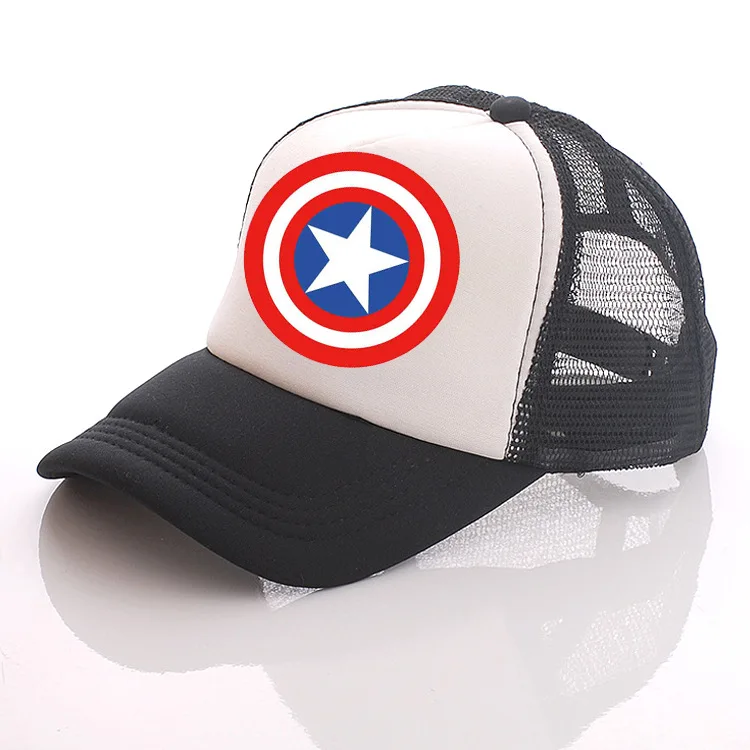 

Baseball Cap Marvel Captain America Casual Adjustable Adult Men Hat Baseball Hat Mens Hats and Caps