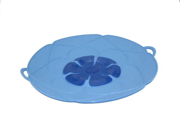 Cooking 3D Flower Silicone Lid Spill Stopper Anti-overflow splash Silicone Cover For Pot Pan Eco-Friendly Kitchen Tools 10"