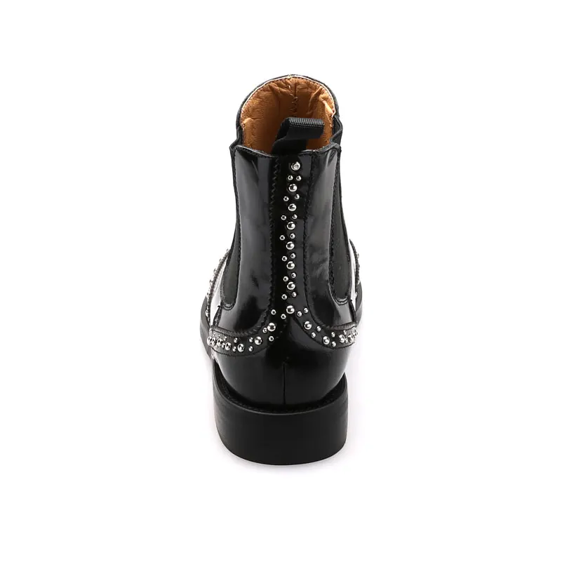 Women's Sexy Rivets Ankle Boots-Style4