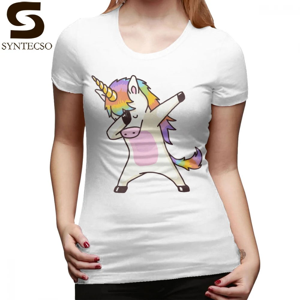 

Unicorn Dab T-Shirt Dabbing Unicorn Shirt Hip Hop Dap Pose T Shirt Oversize New Fashion Women tshirt Print Ladies Tee Shirt
