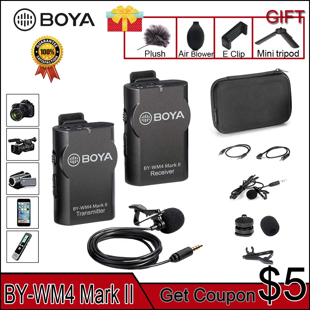 Boya by-wm4 mark ii pro k2. Boya wm4. By wm4 boya купить. Microphone radio system boya. Микрофон петличка беспроводной для видеокамеры sony.