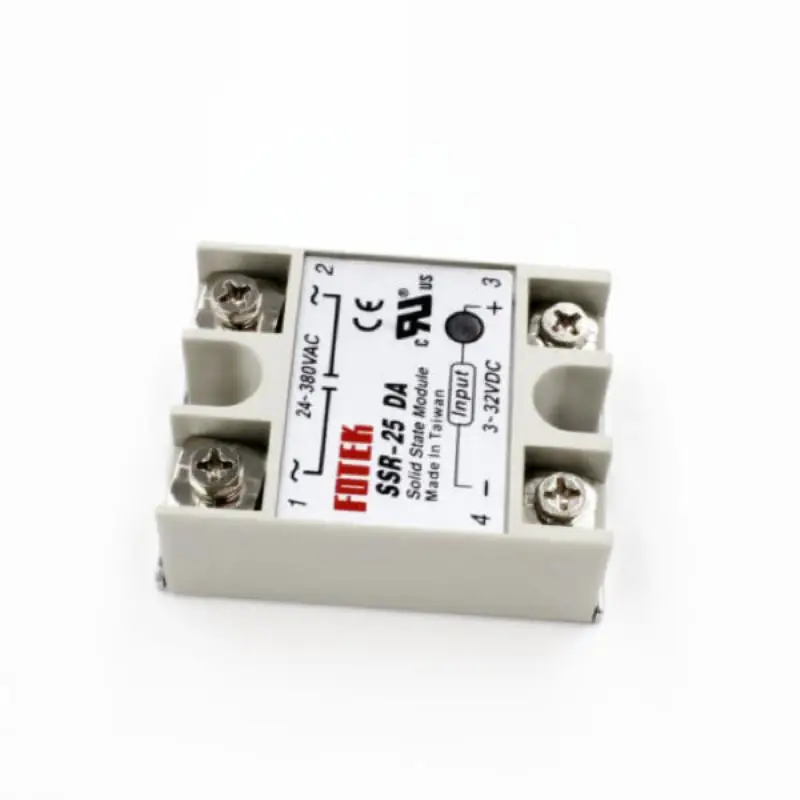 1pc Durable Solid State Relay SSR-25 DA Solid State Relay 24-380V 25A for PID Temperature Controller