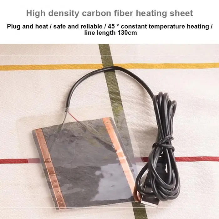 Высокий зимний теплый коврик для мыши USB с подогревом мультяшная Толстая плюшевая грелка для рук удобный коврик для мыши UEJ