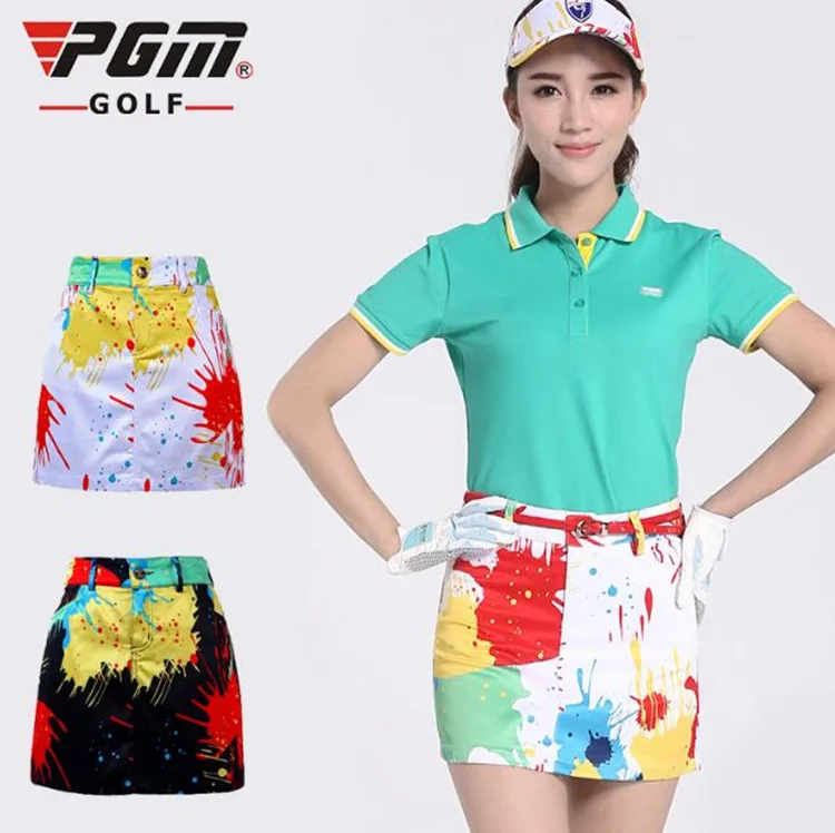 Women's Golf Shorts Summer Elasticity Quick drying Camouflage Golf