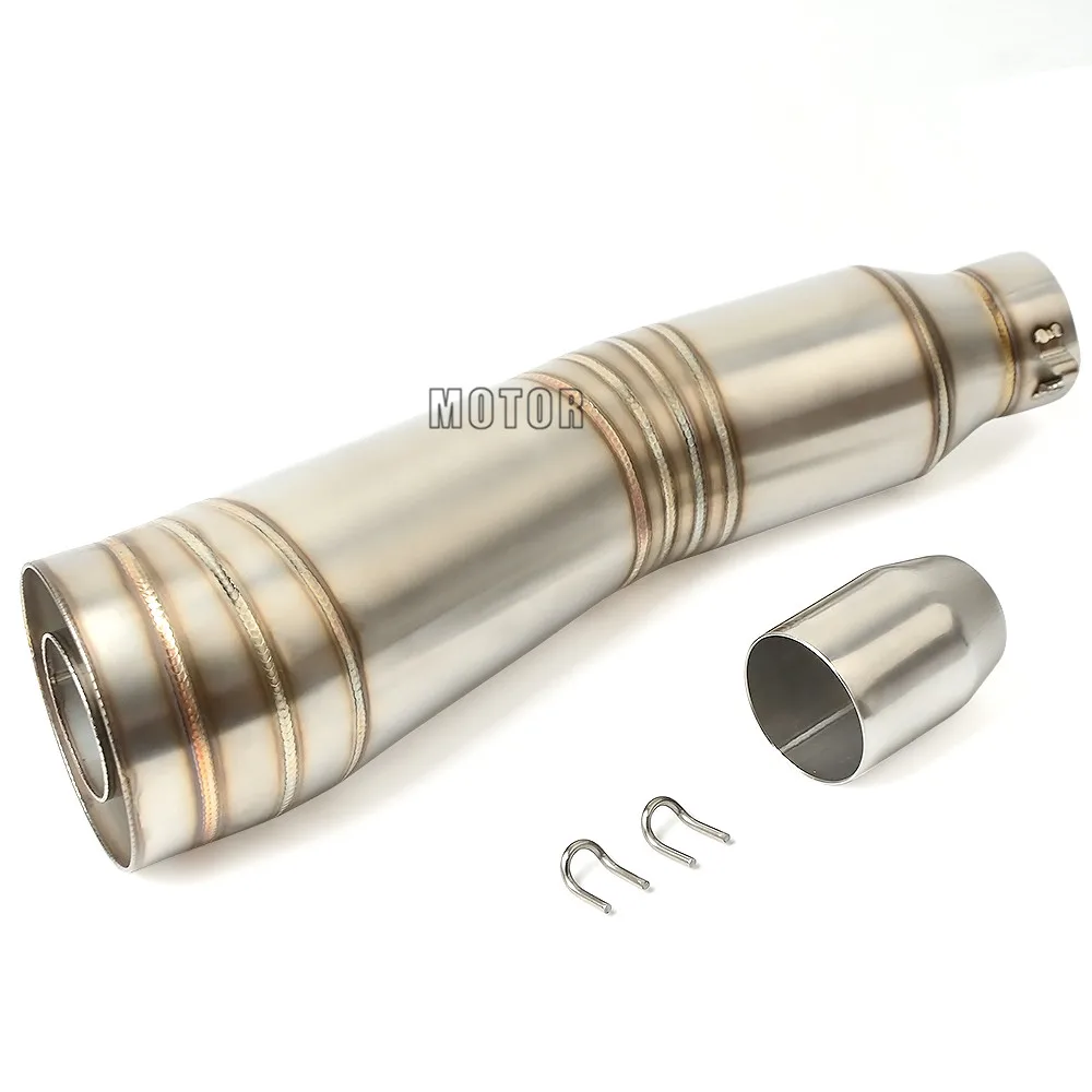 Universal tubo de Escape 51mm de Escape de la motocicleta silenciador tubo de Escape cola de acero inoxidable para Honda Hornet CB1000R CB 919 de 900 1300