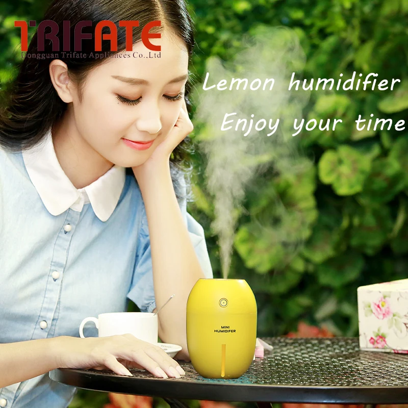 Mini Fresh Color Humidifier Aromatherapy Diffusers Lemon Humidifier For