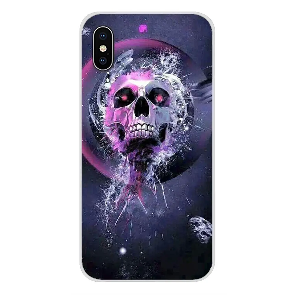 Аксессуары в форме черепа для телефона с привидениями чехлы Apple iPhone X XR XS MAX 4 4S 5 5S 5C