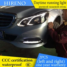 Hireno AUTO WAY For Merceeds-Benz E260 E300 E400 2015 Car Daytime running lights Signal Function Relay Waterproof 12V