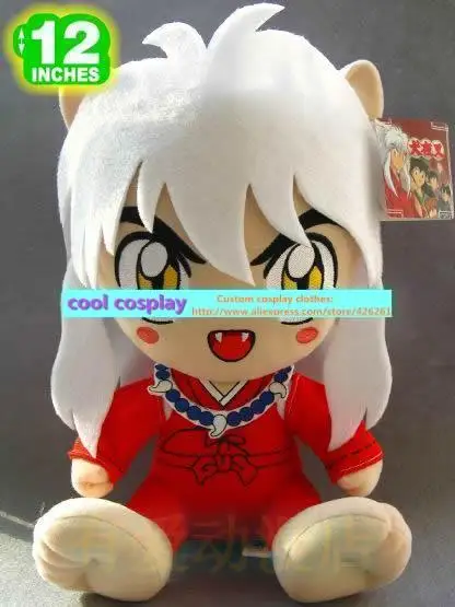Muppets Inuyasha плюшевая Красная кукла 32 см милая игрушка подарок куклы inuyasha красная