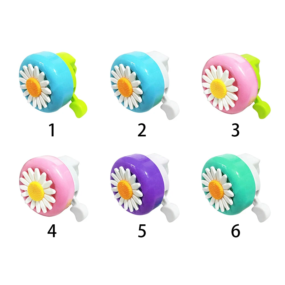 HOT Funny Bicycle Bell Horns Bike Daisy Flower Children Girls Cycling Ring Alarm
