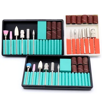 

6Pcs A/B Set Nail Art Electric Grinding Head Silver Nail Polishing Tool Metal Stainless Steel Carbon Steel Grinding Tool