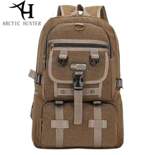 ARCTIC HUNTER Canvas Men Backpacks for Men travel bag Big large capacity zipper solid male backpack for Teenagers Rucksack