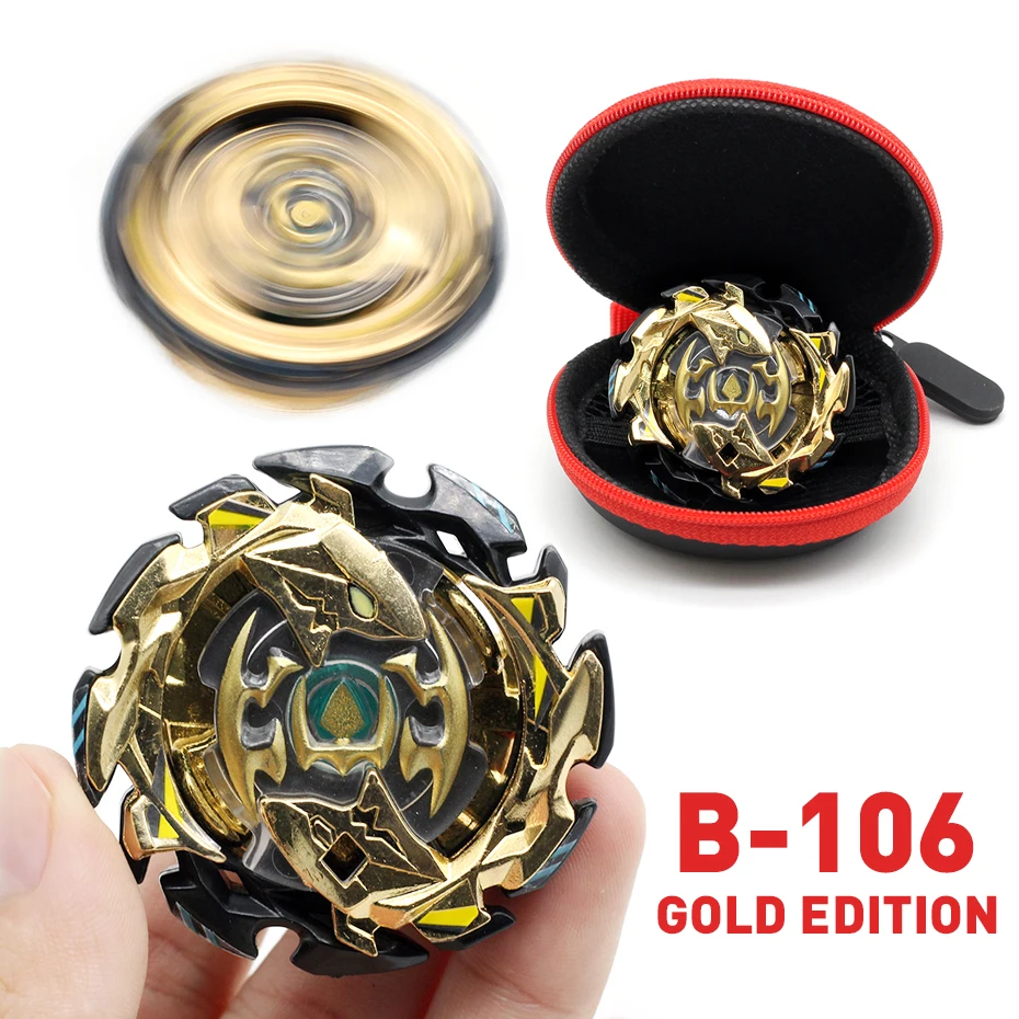 Gold Edition Bey Bay Burst Toy B-122 No Launcher and Box Babled Metal Fusion Rotate Top Blade Blades Child Boy Toy Gift