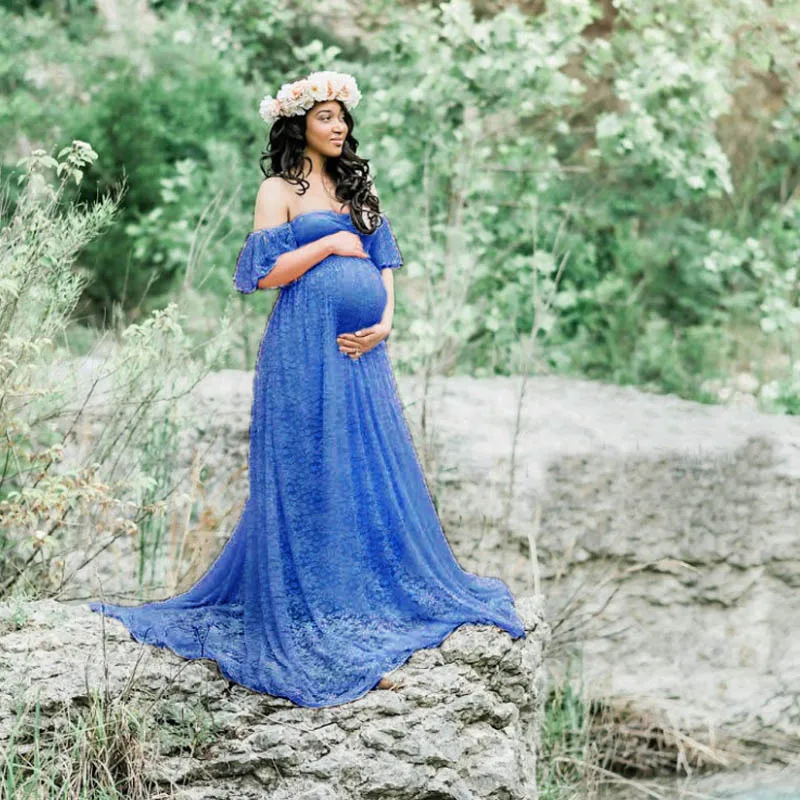 Кружевное платье макси для беременных, реквизит для фотосессии, большие размеры, платья для фотосессии, платья для беременных, hamile elbise