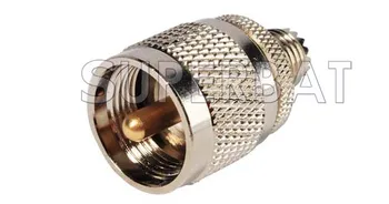 

Superbat 5 pcs Free Shipping UHF-Mini-UHF RF Adapter UHF Male Plug to Mini-UHF Female Jack straight