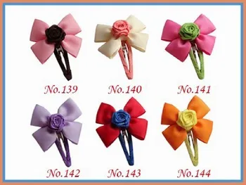 

30 Good Girl 2/2.75" New Boutique Hair Bow + Snap Clip 8 Styles 480 No.
