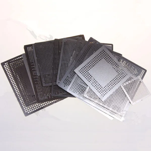 

21pcs Heat Directly Rework BGA Reballing Stencils Template For XBOX360 PS3 CPU GPU