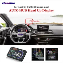 Liandlee Автомобильный дисплей HUD для Audi Q3 Q5 Q7 SQ5 2010- динамический компьютер для вождения HD проектор экран OBD детектор