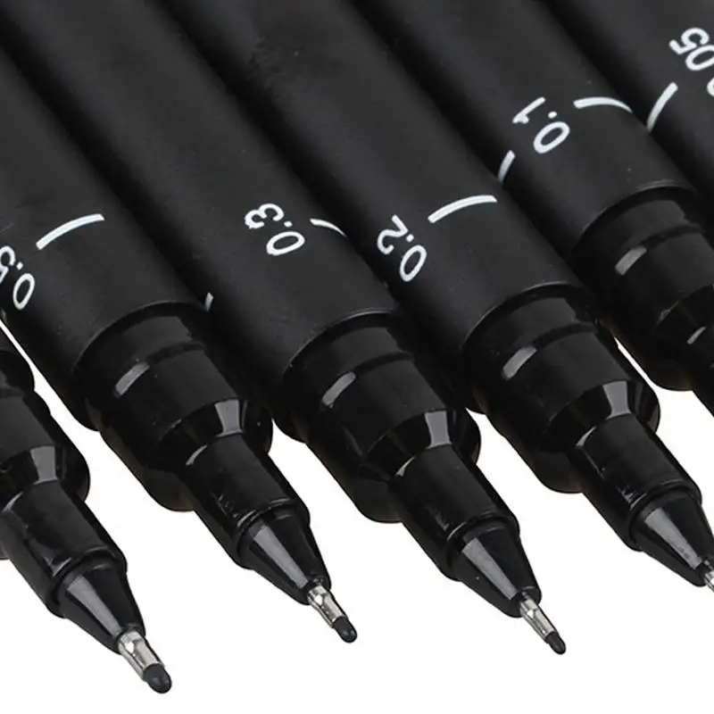 1 шт. Fineliner Pigma Micron кисть для рисования; ручка-маркеры 005 01 02 03 05 08 аниме комиксы ручка не цветущий прочный художественный канцелярский товар