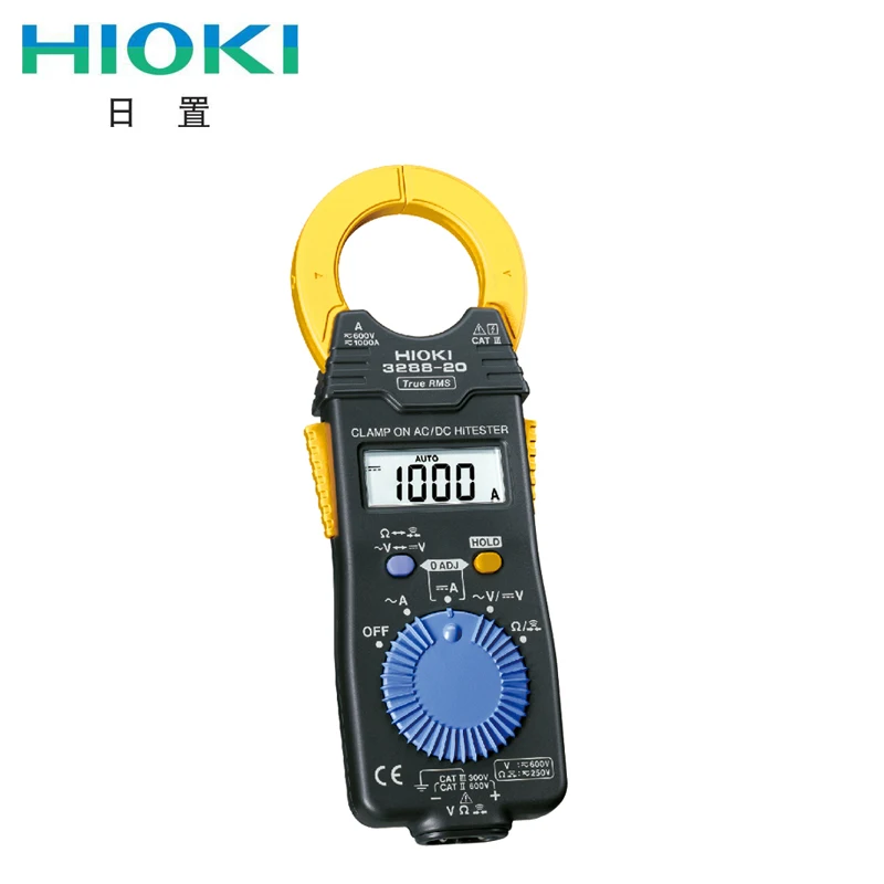 HIOKI 3288-20 True RMS зажим на HiTESTER 100A/1000A AC/DC клещи