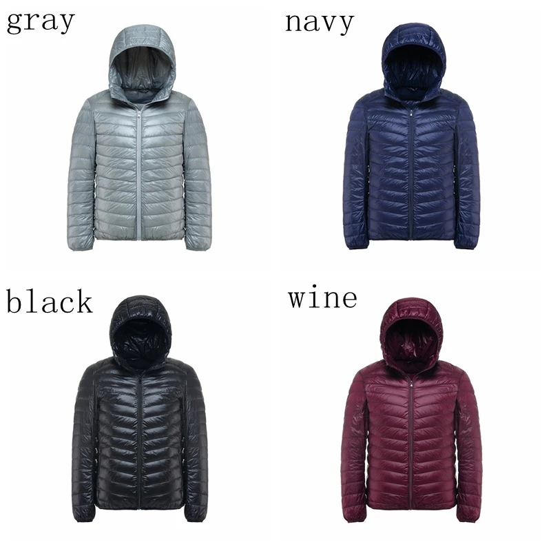 11XL 10XL Large Size Down Coats Male Ultra Light Down Jacket Men Windbreaker Feather Lightweigt Hooded Winter Parka down jacket,mens jacket
