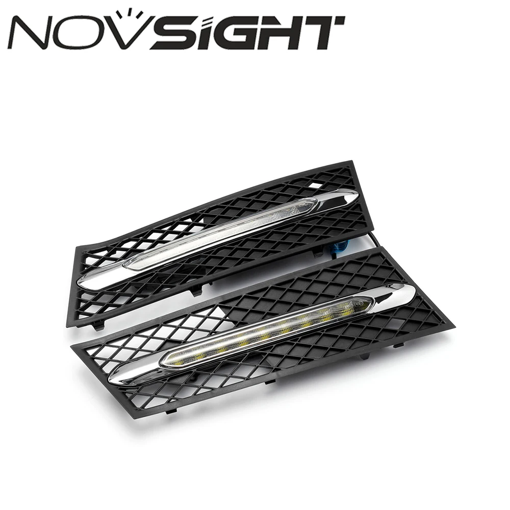 

NOVSIGHT Auto Car LED Daytime Running Lights DRL Driving Fog Lamp White Daylight for BMW 5 Series 2010 2011 2012 2013 D20