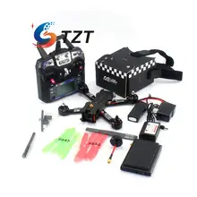 FPV 4 Axis Carbon Fiber Drone Quadcopter 220mm w Propeller F3 CC3D Flight Controller Remote Control