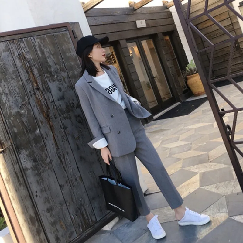 

New Fashion Women Pant Suits Formal Work Wear Sets Office Lady Pant Suits Women shorts Suit Blazers Pencil pants Two-Piece Sets