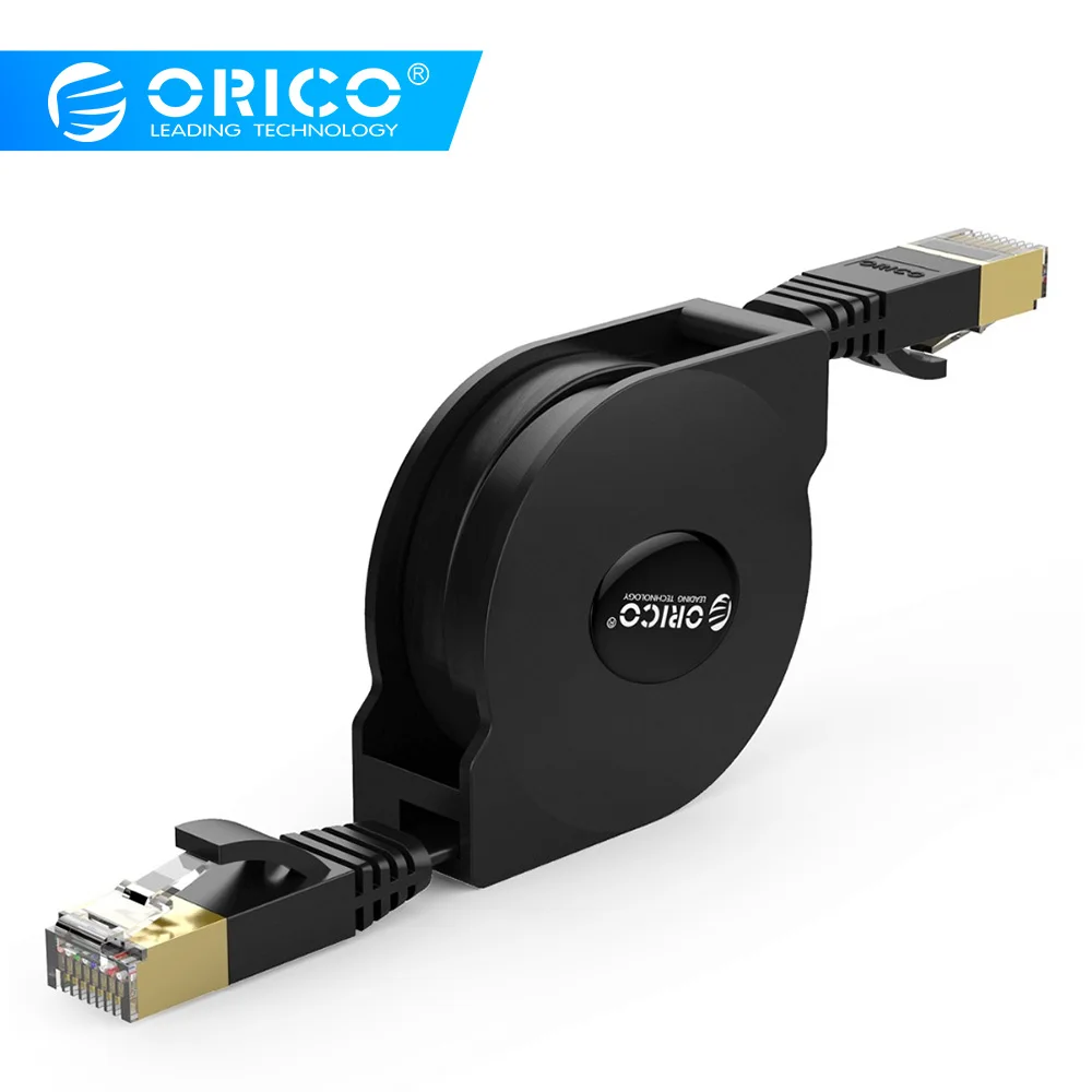 

ORICO RJ45 Flat Ethernet Cable Cat 6 LAN Internet Ethernet Cord for Router PC Laptop TV box Retractable Patch Cord Cable Cat6 2M