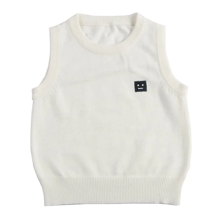 Children Vests Sweaters Cotton vest Children top quality sleeveless sweaters Kids boys O-Neck pullover knitting vest coat