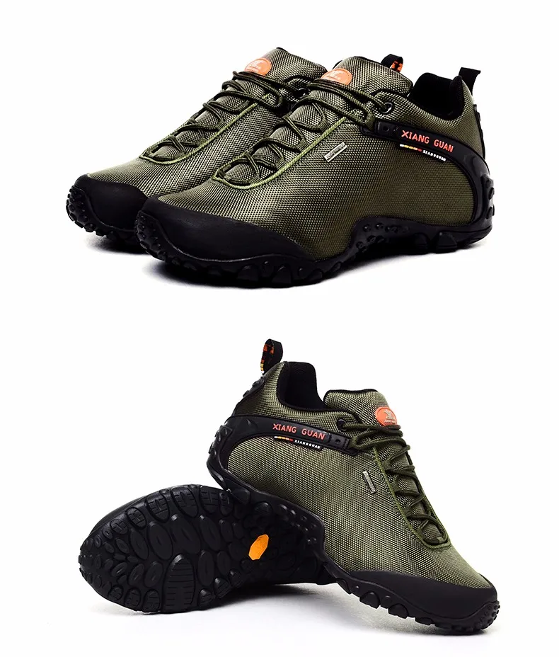 XIANGGUAN/Мужская походная обувь; уличная спортивная обувь; обувь для рыбалки; спортивные треккинговые ботинки для женщин; обувь для альпинизма и ходьбы; большие размеры 36-48